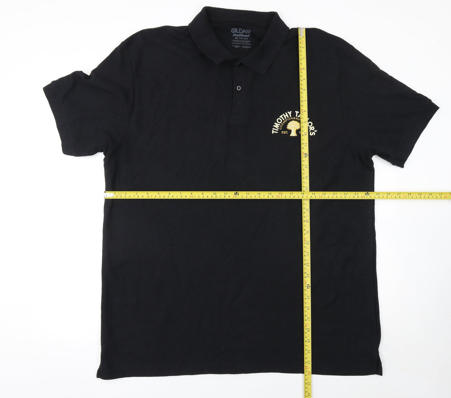 Mens UK Size 3XL Gildan Polyester Blend Polo Shirt