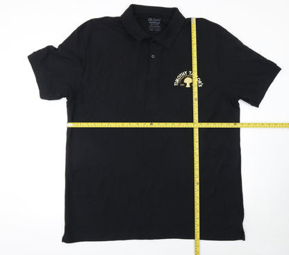 Mens UK Size 3XL Gildan Polyester Blend Polo Shirt