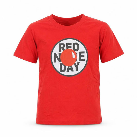 Boys UK Size 7-8 Years Casual Classics Red Basic T-Shirt