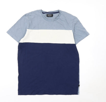 Mens UK Size S Burton Menswear Blue  T-Shirt