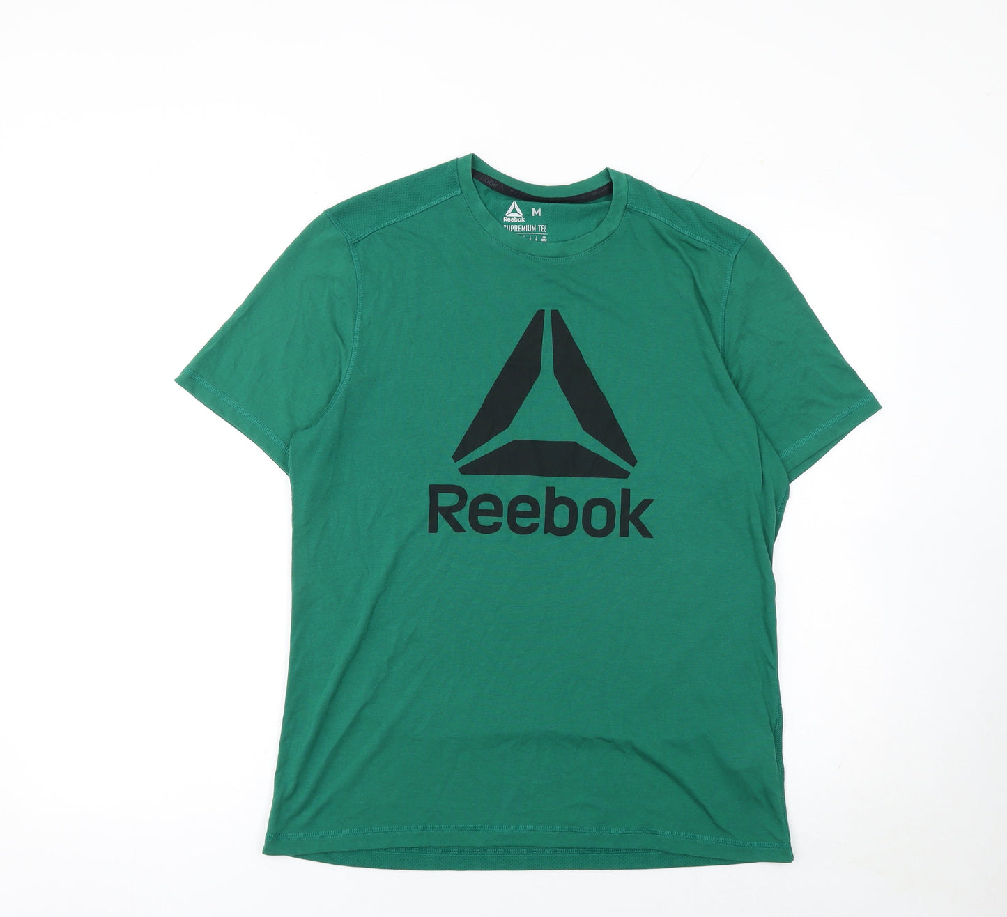 Mens UK Size M Reebok Green Gym & TrainingRunning & JoggingCrossFit T-Shirt