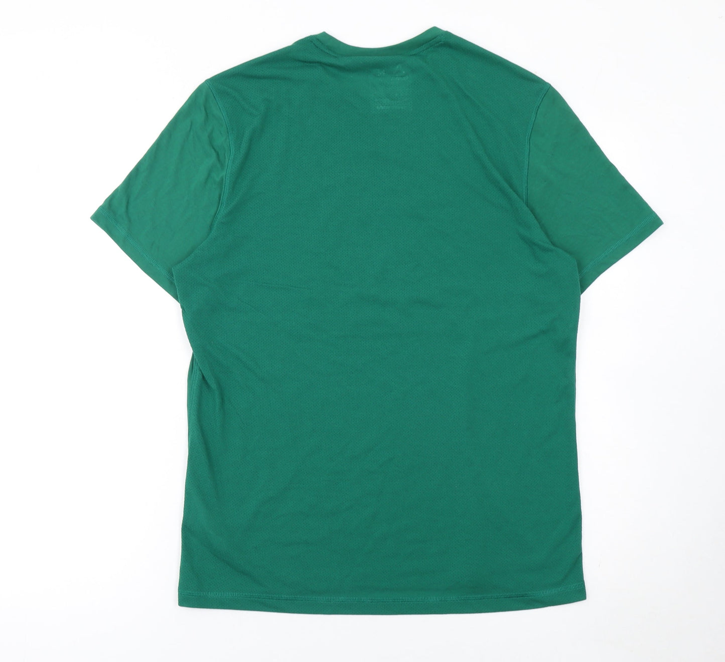 Mens UK Size M Reebok Green Gym & TrainingRunning & JoggingCrossFit T-Shirt