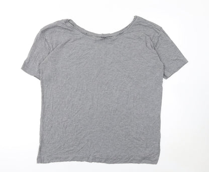 Womens UK Size 12 NEXT Grey Basic T-Shirt