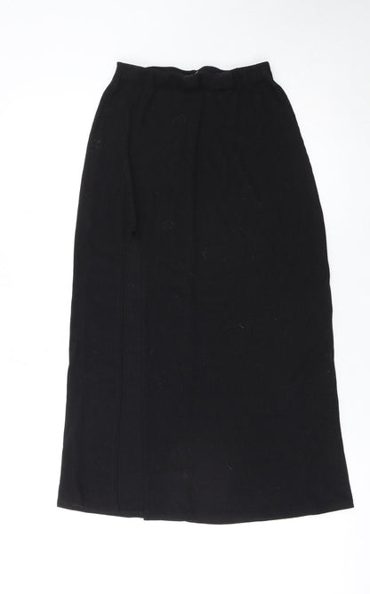 ASOS Women’s Black Midi Pencil Skirt Size 6 Stretch Jersey
