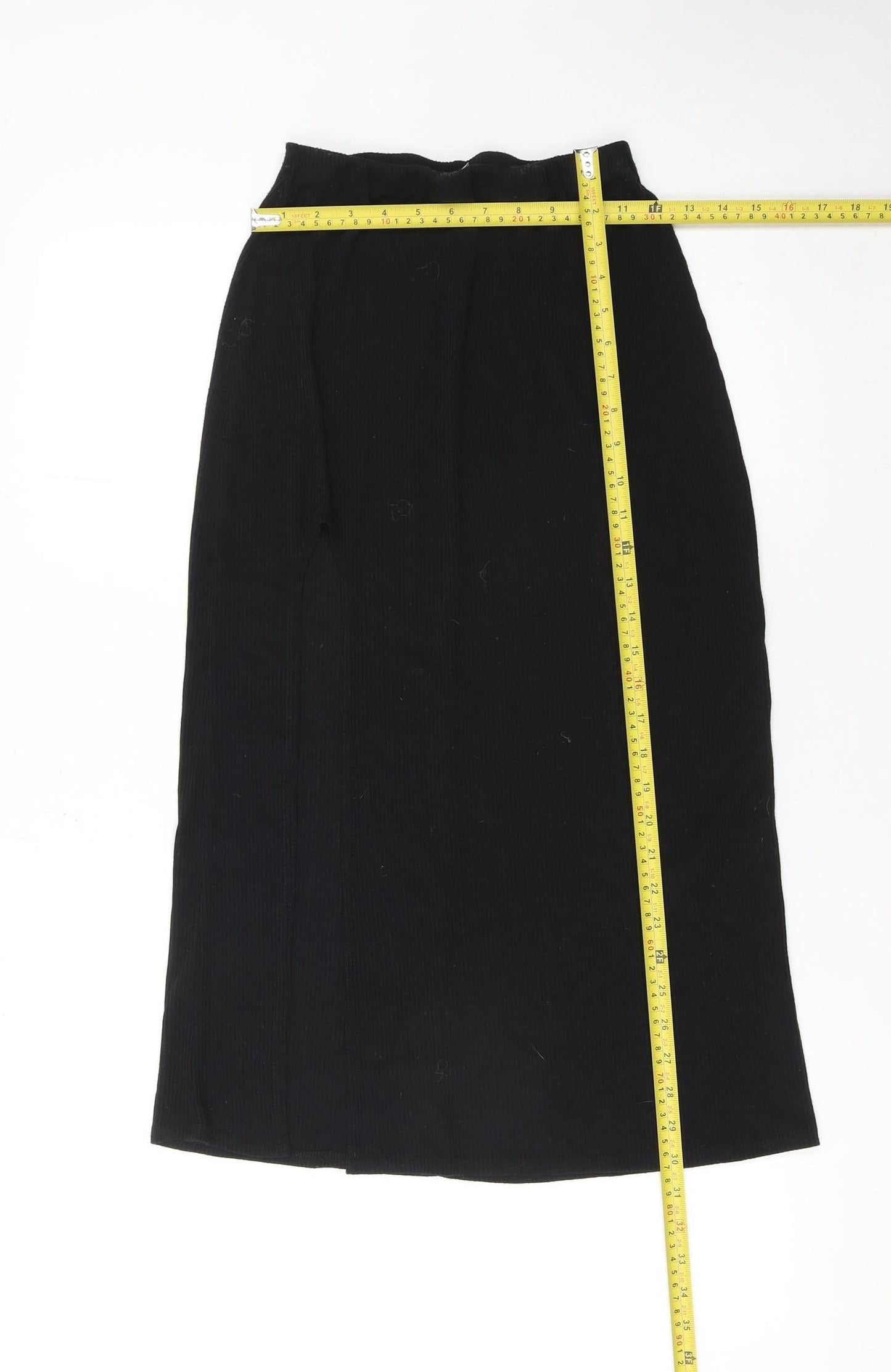 ASOS Women’s Black Midi Pencil Skirt Size 6 Stretch Jersey