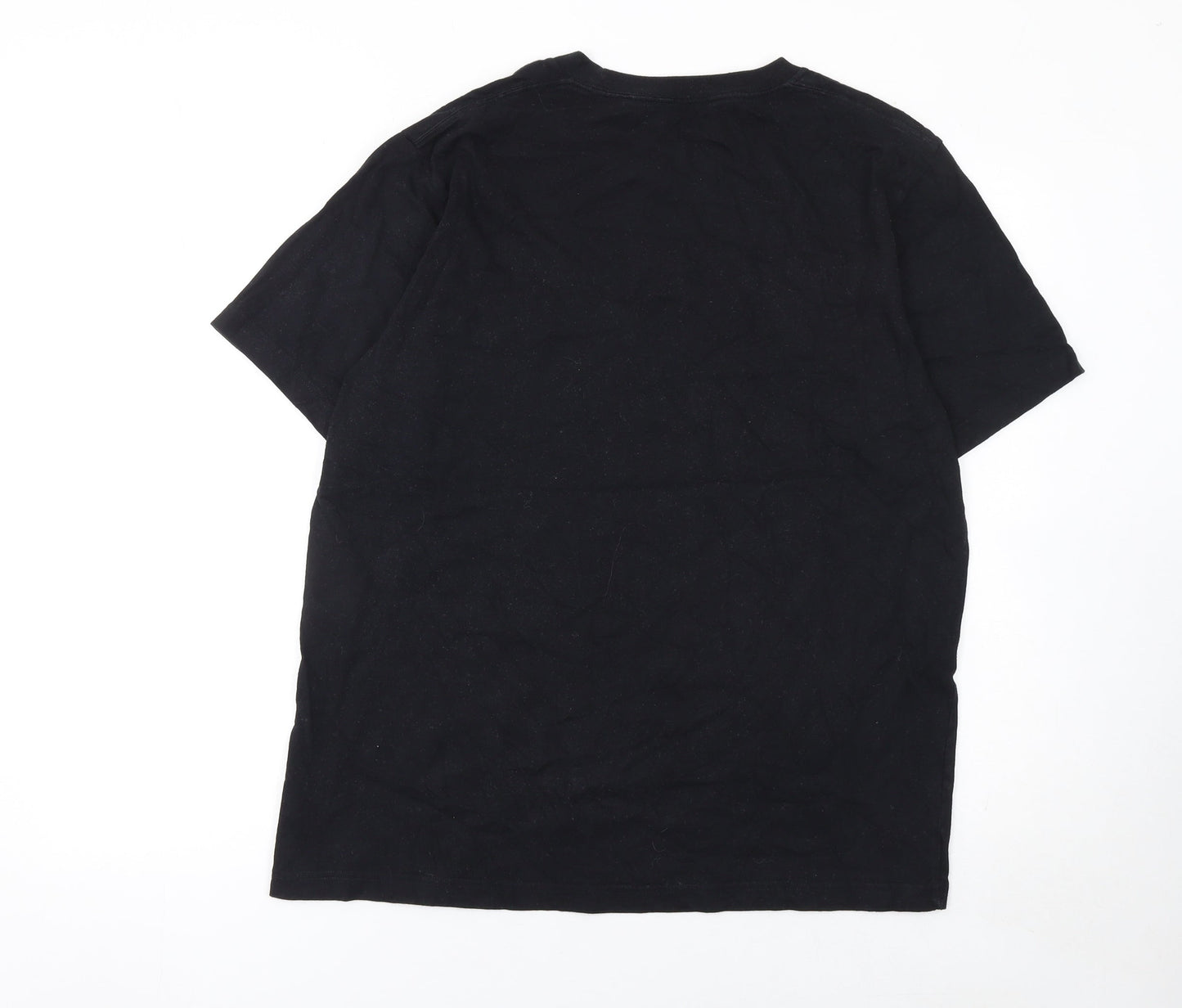 Uniqlo Men Black Keith Haring Graphic Print Short Sleeve T-Shirt Size M