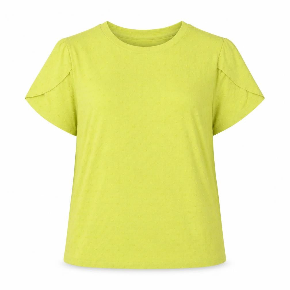 Womens UK Size 12 Marks and Spencer Green Basic T-Shirt