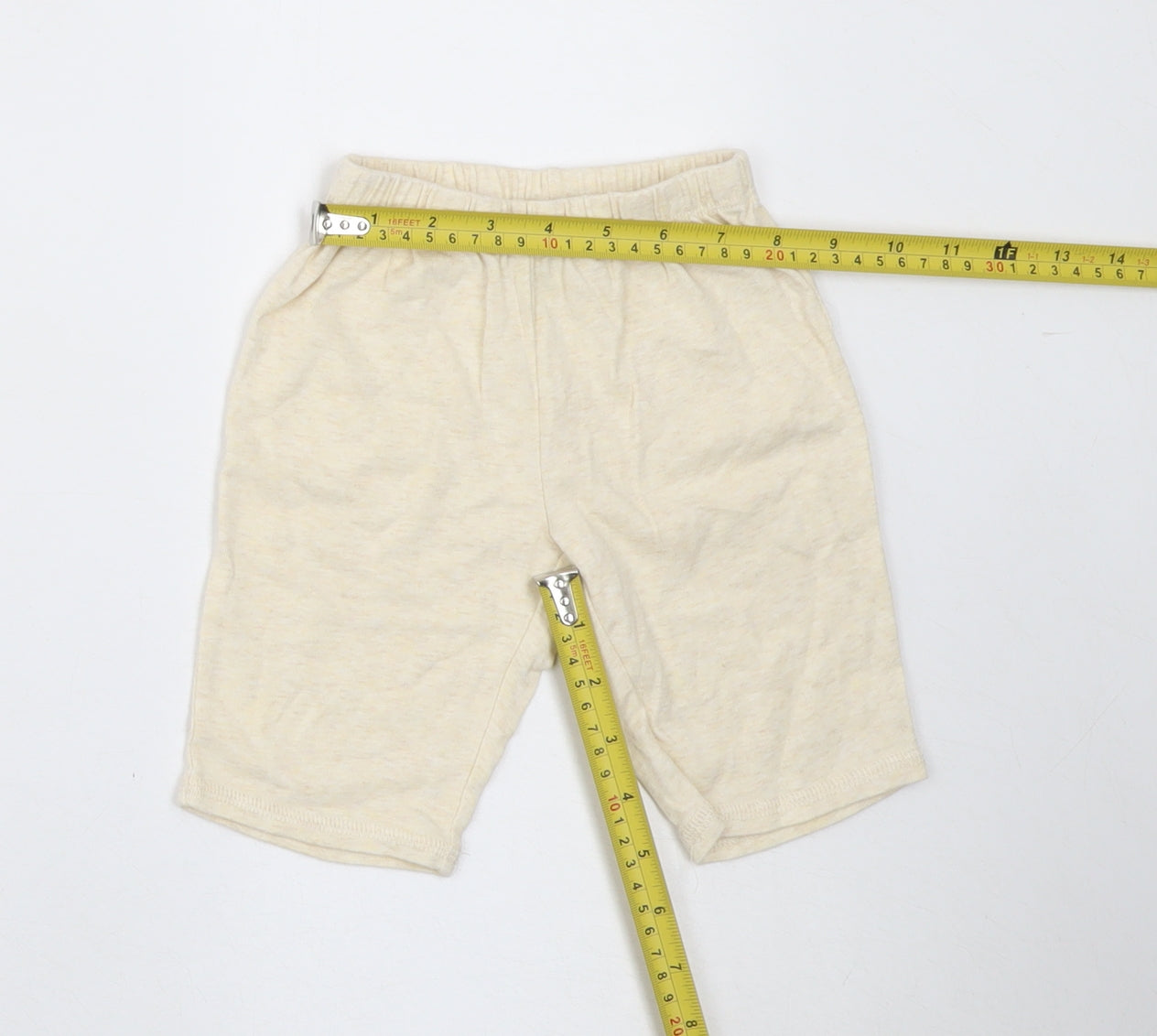 Gymboree Unisex Baby Beige 0-3 Months Hooded Outfit Set 100% Cotton ABC Embroidered