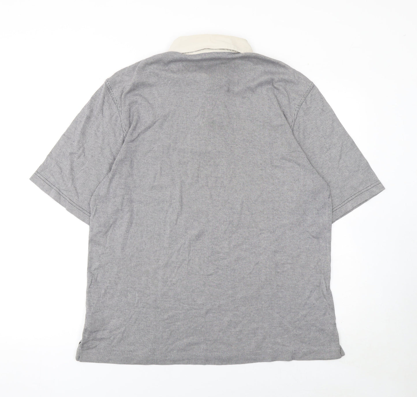 Mens UK Size L Lands' End 100% Cotton Polo Shirt
