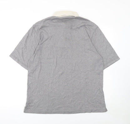 Mens UK Size L Lands' End 100% Cotton Polo Shirt