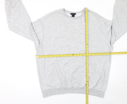 Mens UK Size L H&M Grey Pullover Sweatshirt