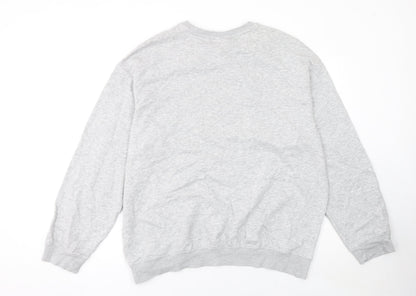 Mens UK Size L H&M Grey Pullover Sweatshirt