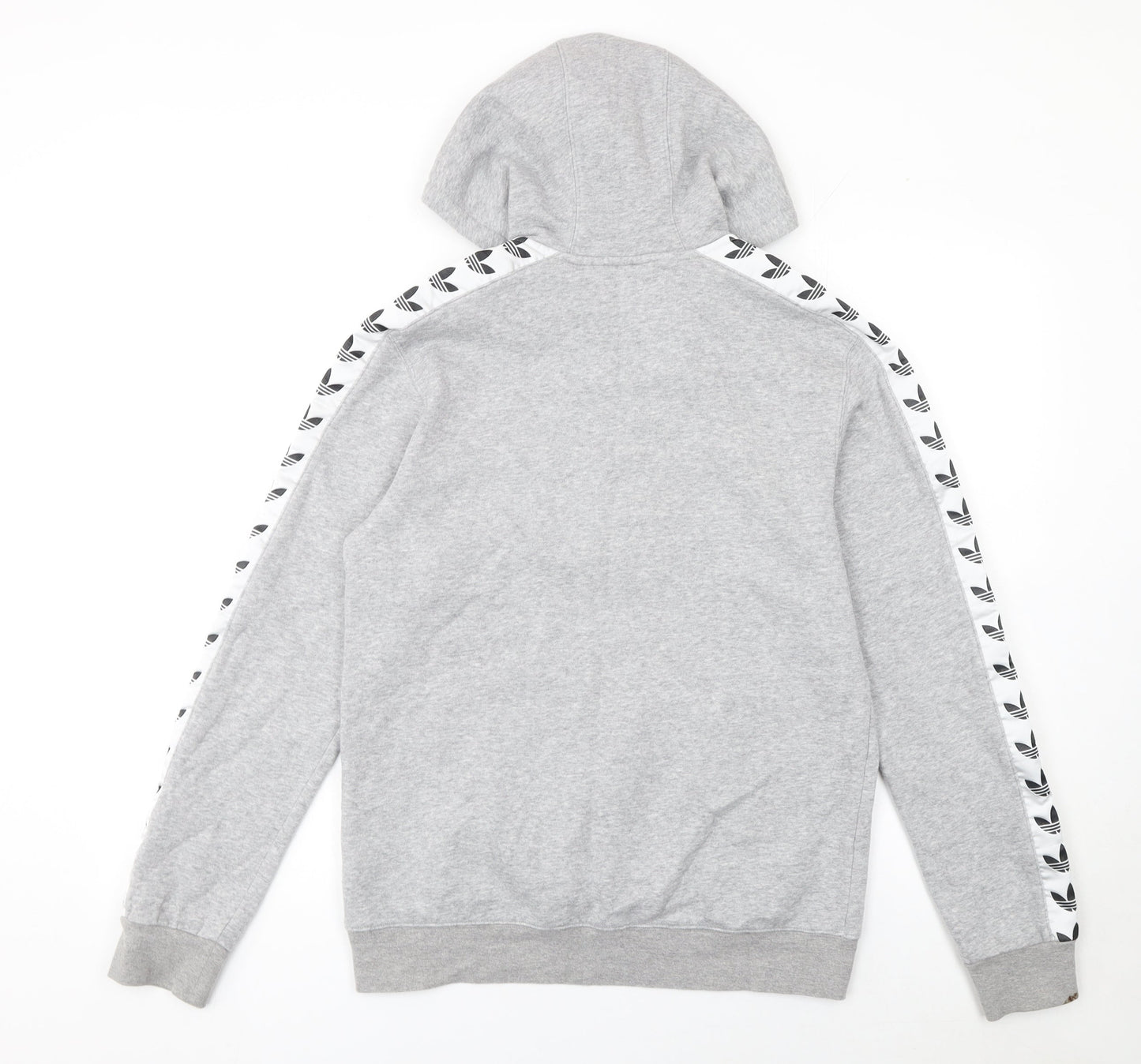 Mens UK Size S adidas Grey 1/2 Zip Hoodie