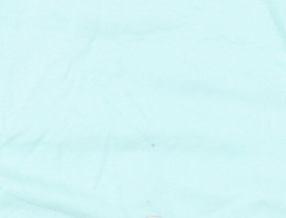 GAP Kids Girls Blue Cotton Pullover Sweatshirt 12 Years Crew Neck