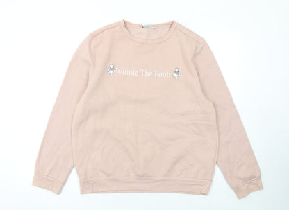 Womens UK Size M Disney Beige Pullover Sweatshirt