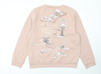 Womens UK Size M Disney Beige Pullover Sweatshirt