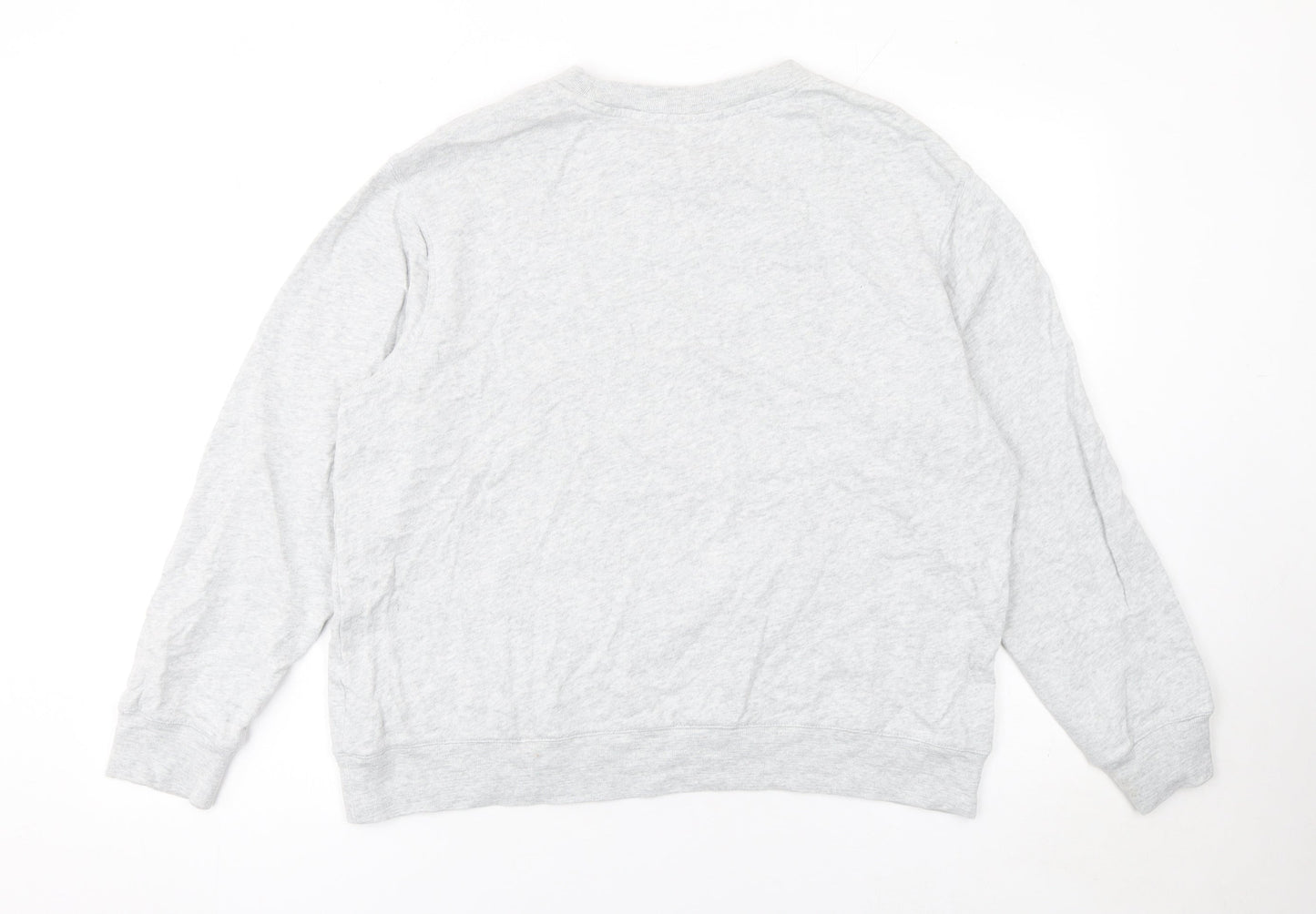 Womens UK Size M Marks and Spencer Grey Pullover Sweatshirt