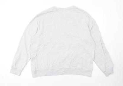 Womens UK Size M Marks and Spencer Grey Pullover Sweatshirt