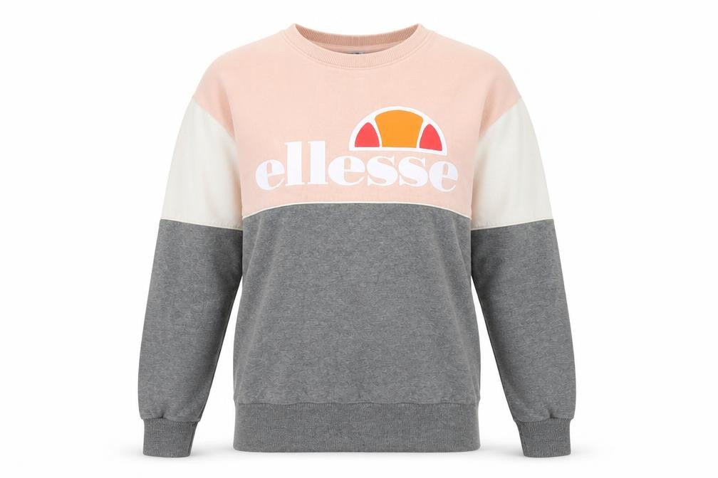 Womens UK Size 10 ellesse Multicoloured Pullover Sweatshirt