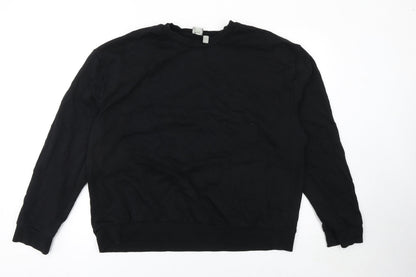Womens UK Size 20 ASOS Black Pullover Sweatshirt