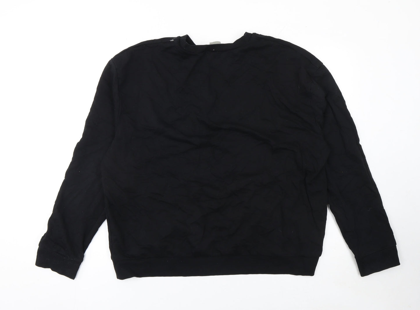 Womens UK Size 20 ASOS Black Pullover Sweatshirt