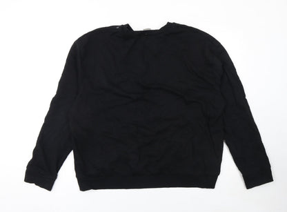 Womens UK Size 20 ASOS Black Pullover Sweatshirt