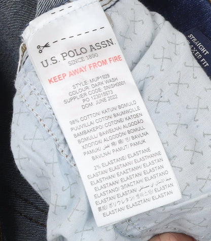 U.S. Polo Assn. Men’s Blue 30R Straight Relaxed Fit Jeans