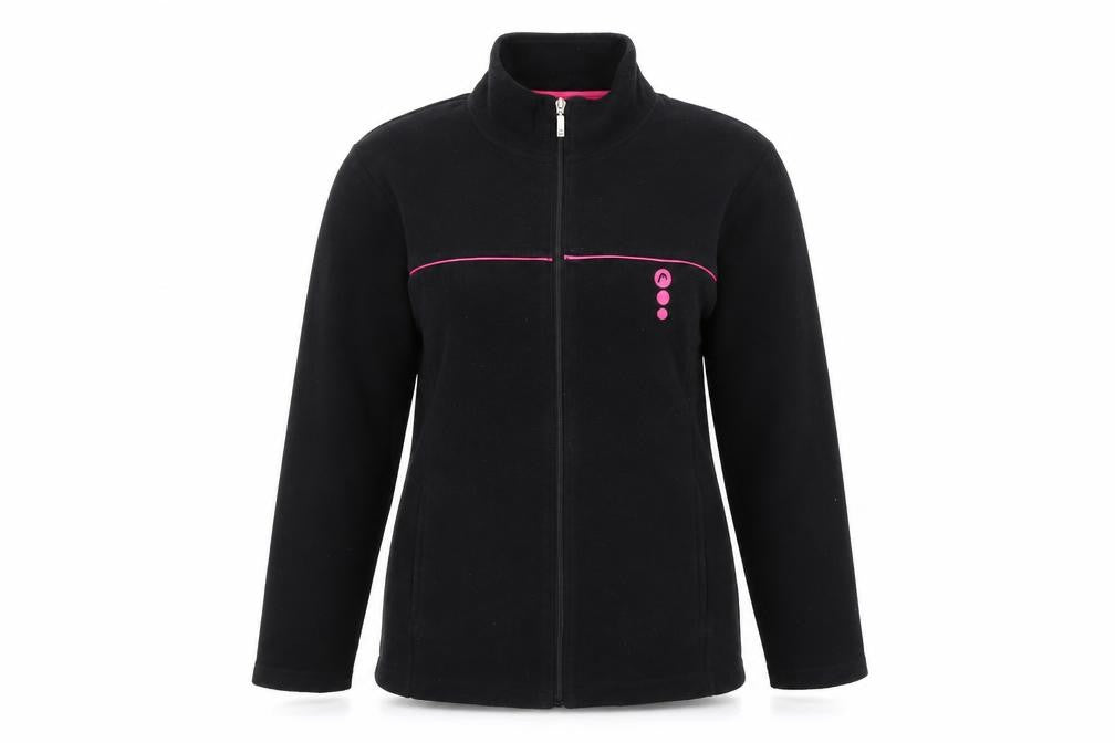 HEAD Women's Black Size 12 Fleece Full Zip Active Jacket