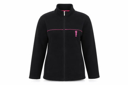 HEAD Women's Black Size 12 Fleece Full Zip Active Jacket