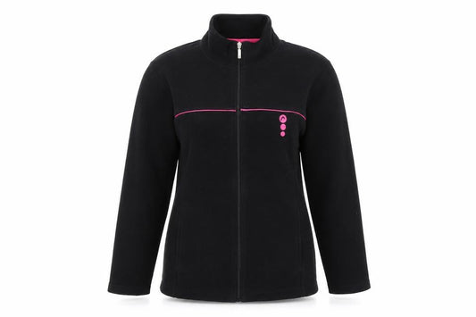 HEAD Women's Black Size 12 Fleece Full Zip Active Jacket