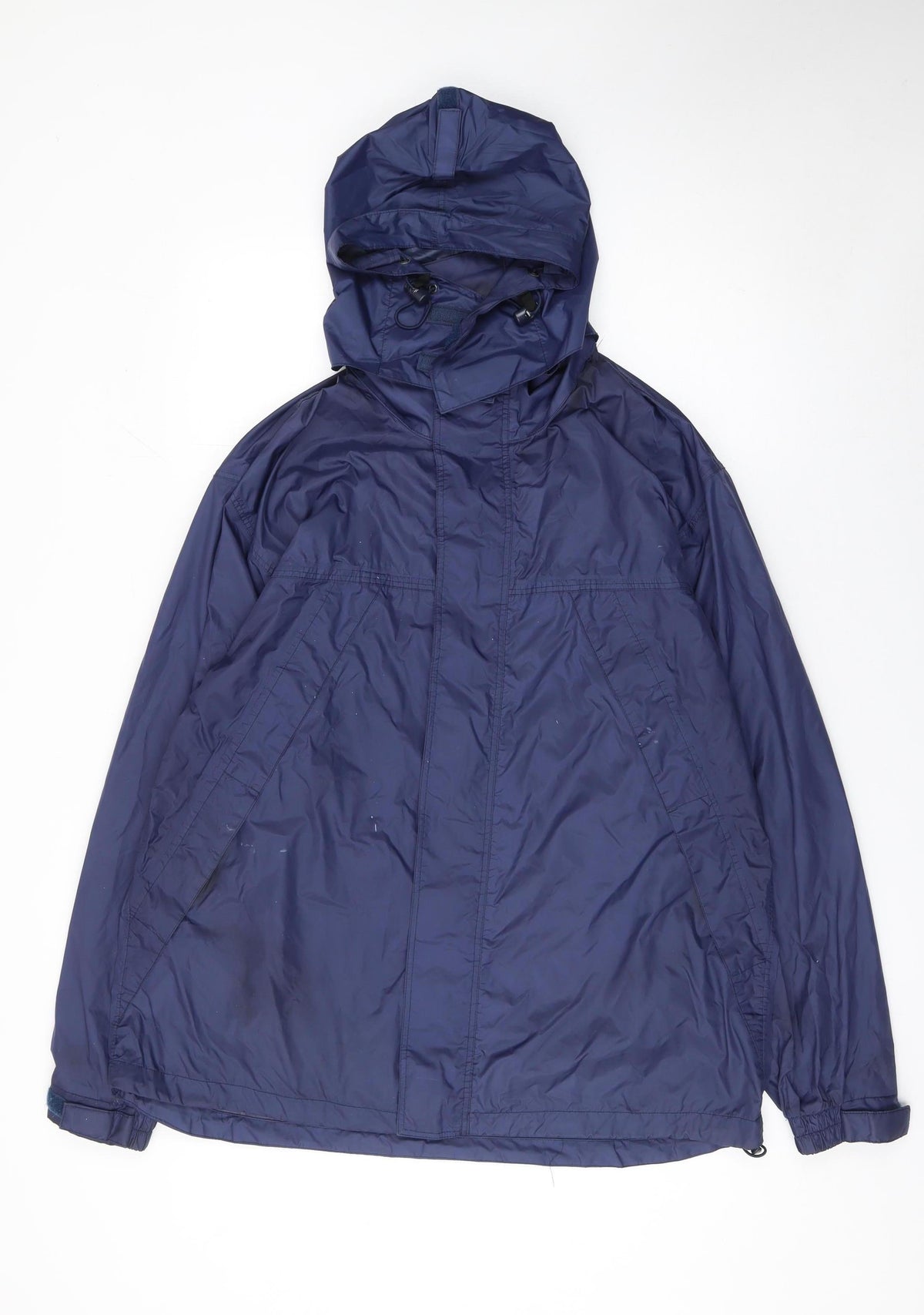 Mens UK Size L Rock Ice Blue Rain Coat