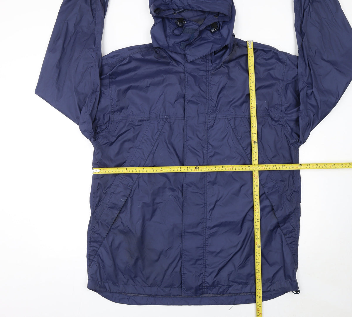 Mens UK Size L Rock Ice Blue Rain Coat