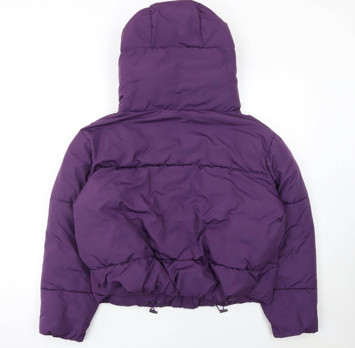 Womens UK Size XS Zara Purple Puffer Jacket
