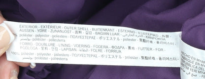 Womens UK Size XS Zara Purple Puffer Jacket