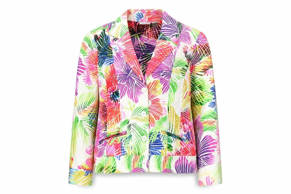 Womens UK Size 12 Chico's Regular Multicoloured Blazer