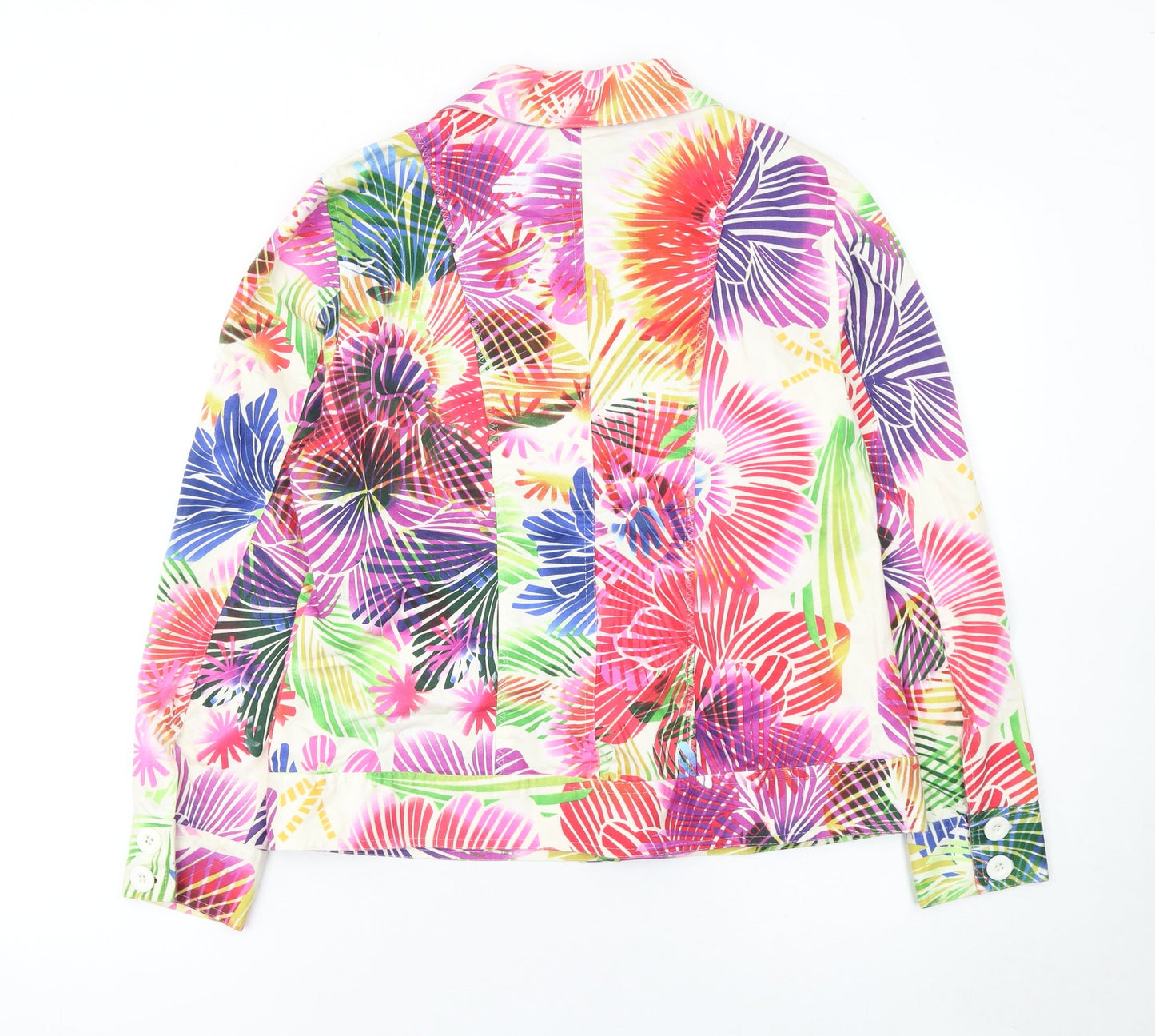 Womens UK Size 12 Chico's Regular Multicoloured Blazer