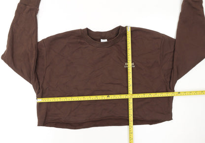 Womens UK Size M Diesel Brown Pullover Sweatshirt
