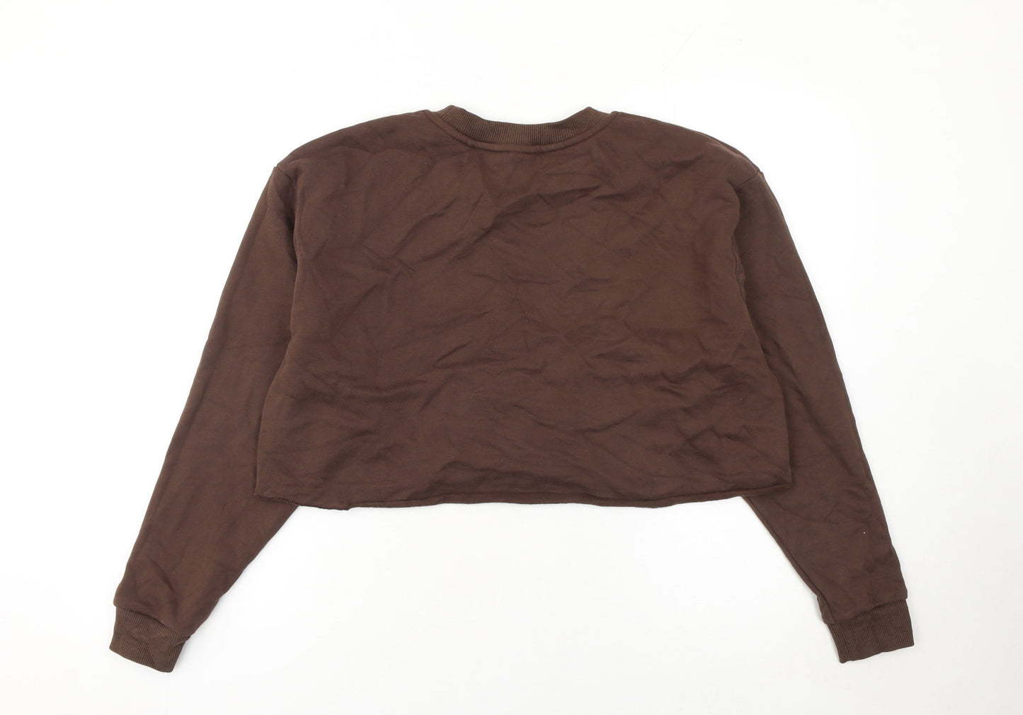 Womens UK Size M Diesel Brown Pullover Sweatshirt