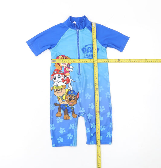 Dunnes Stores Boys Blue PAW Patrol One Piece Swimsuit 2 Years