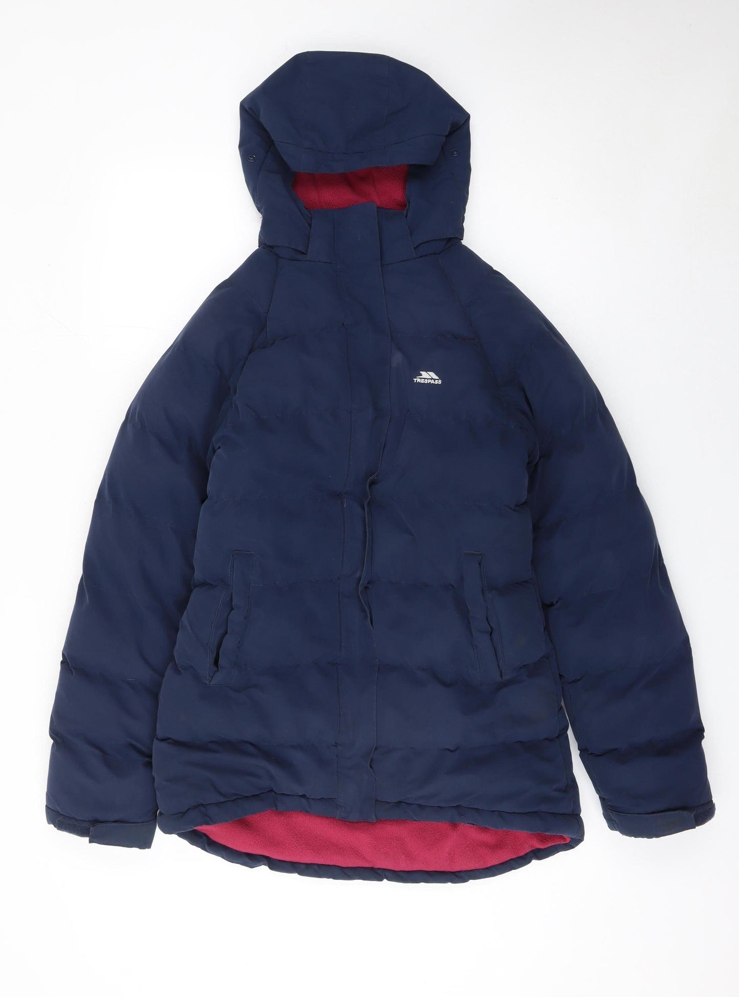 Girls UK Size 11-12 Years Trespass Blue Puffer Jacket