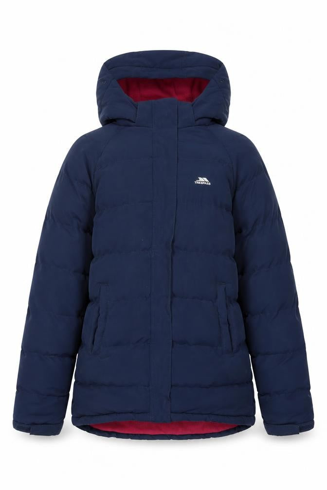 Girls UK Size 11-12 Years Trespass Blue Puffer Jacket
