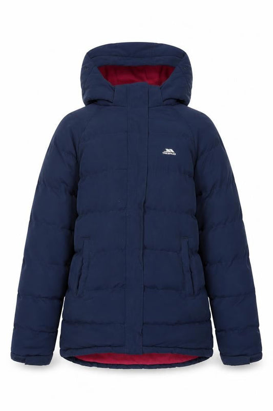 Girls UK Size 11-12 Years Trespass Blue Puffer Jacket