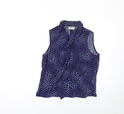 Womens UK Size 12 Voici Purple Camisole Blouse