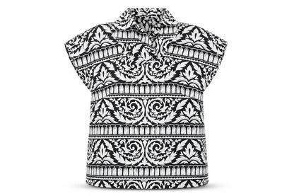 Womens UK Size 12 Hardob Black Tunic Blouse