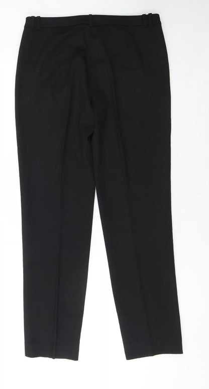 Womens UK Size 10 MORE & MORE Regular Fit Business Formal Workwear Black Trouser