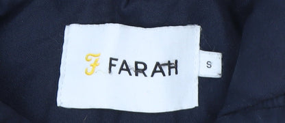 Mens UK Size S Farah Blue Parka Coat