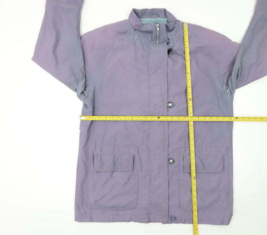 Womens UK Size XL The Dales Collection Purple Rain Coat