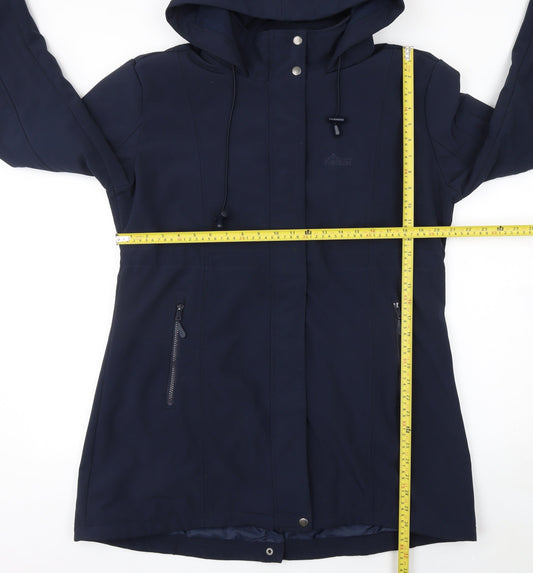 Portwest Women's Blue Hooded Soft Shell Jacket Size 18
