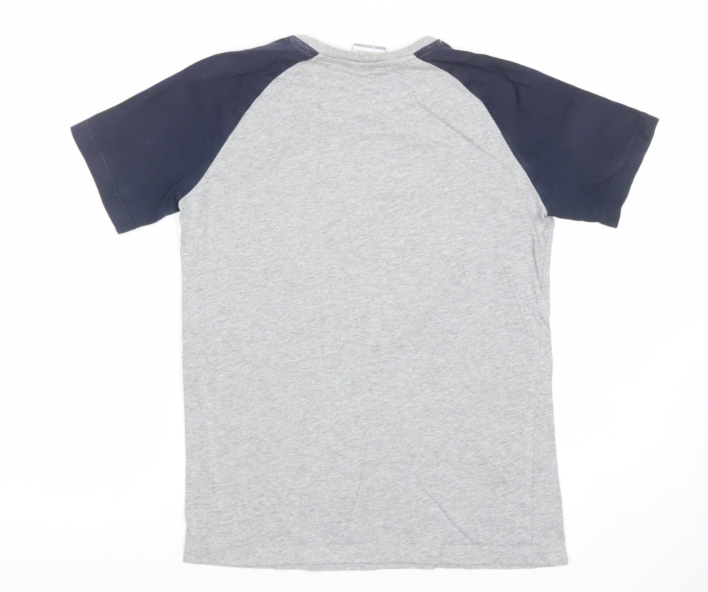Russell Athletic Boys Grey Graphic Logo T-Shirt 10-11 Years Short Sleeve