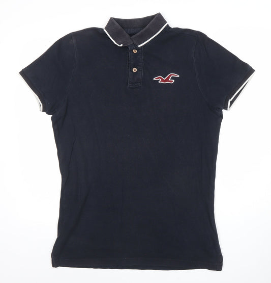 Mens UK Size XL Hollister Cotton Blend Polo Shirt